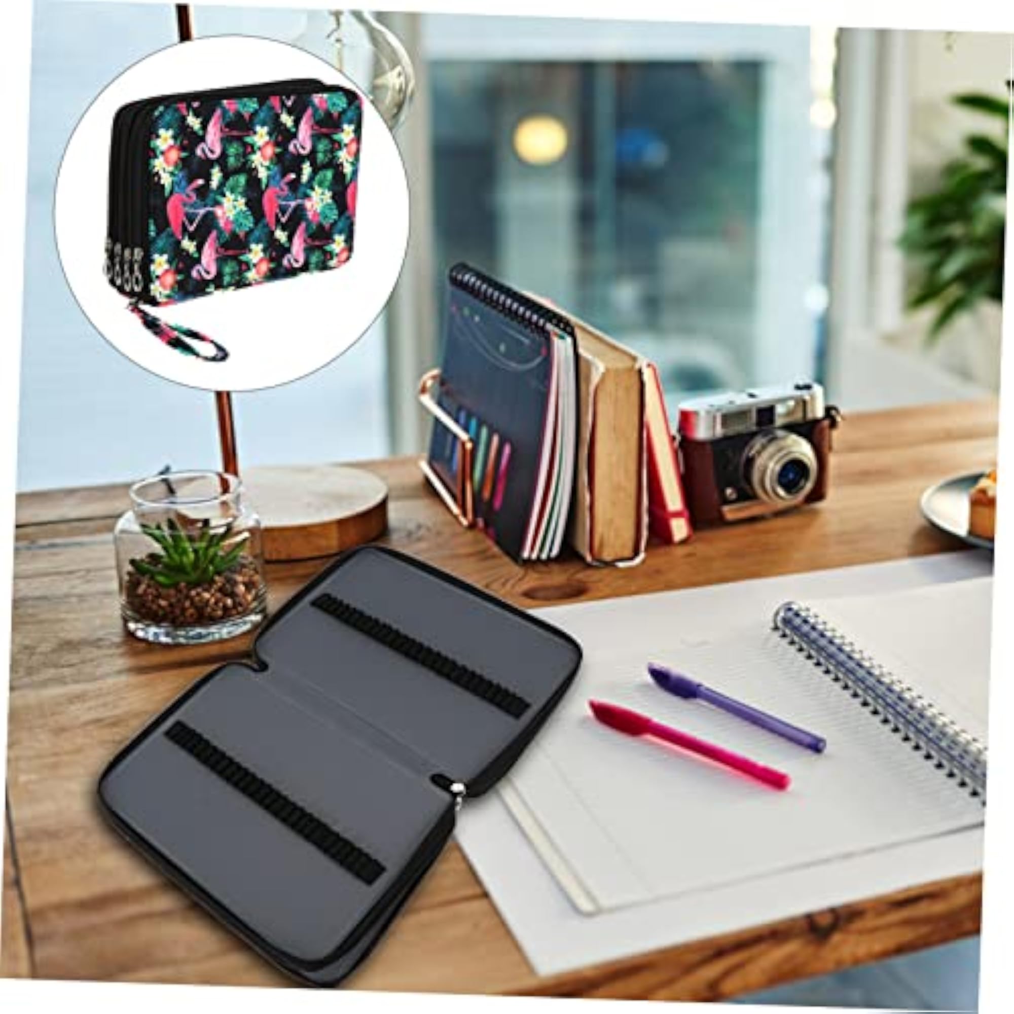 Large Capacity Pencil Storage Bag, Toiletry Carry Pouch